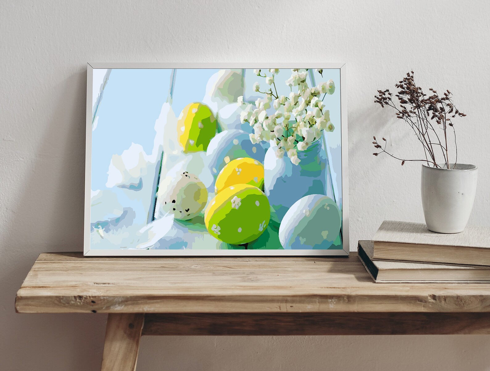 Malen nach Zahlen - Ostereier mit Blumen 4294