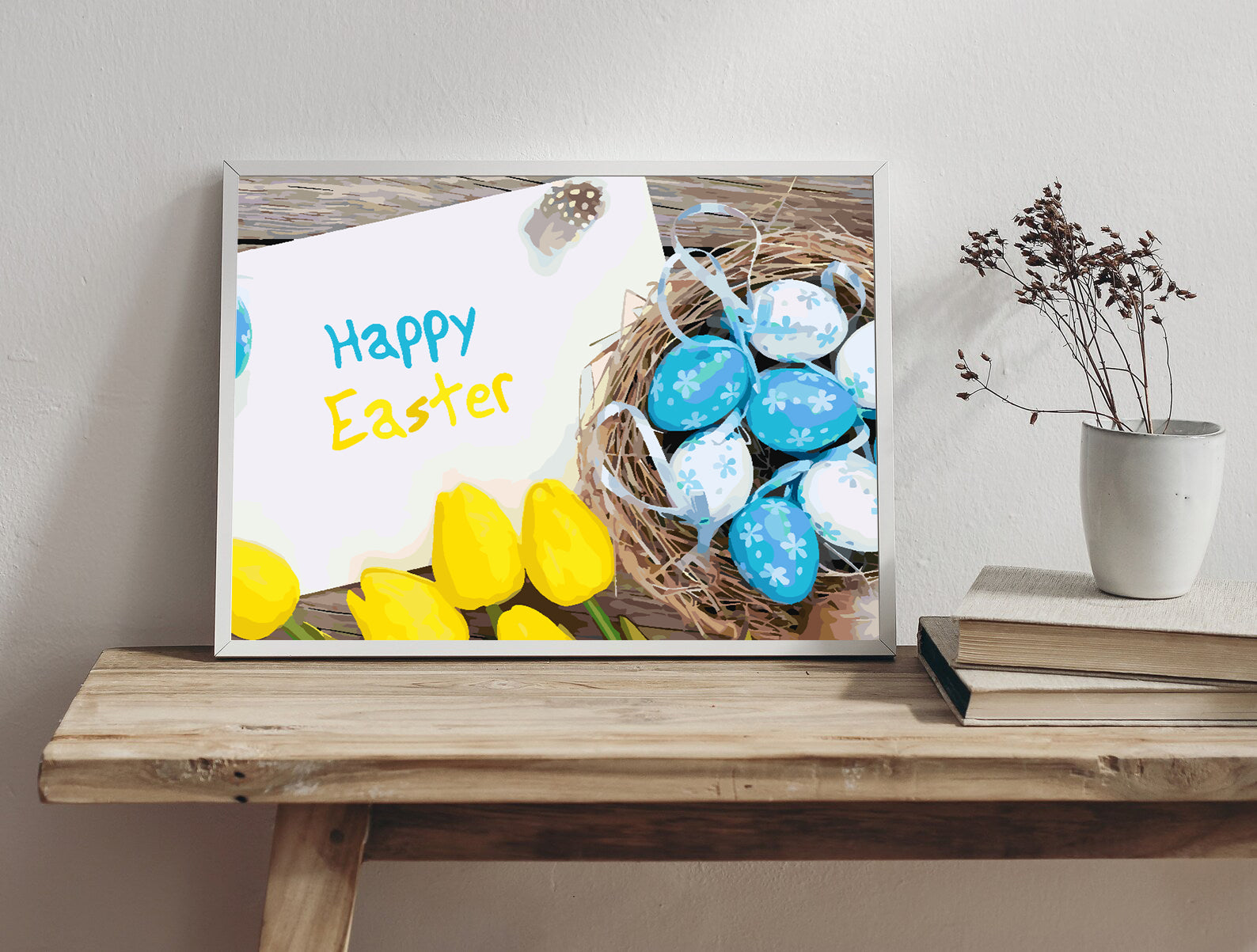 Malen nach Zahlen - Frohe Ostern 4295