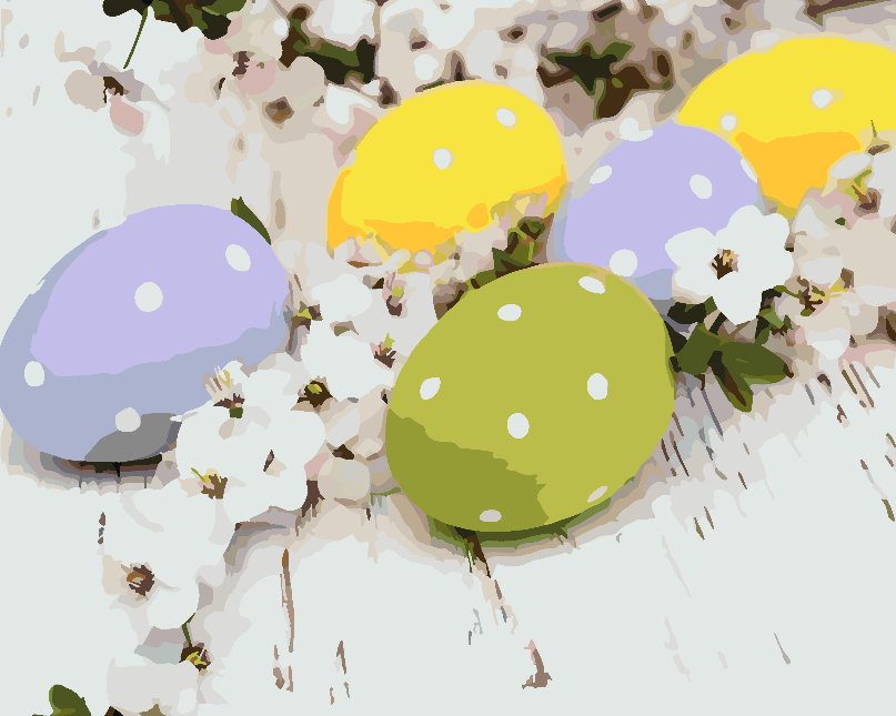 Malen nach Zahlen - Ostereier 4298