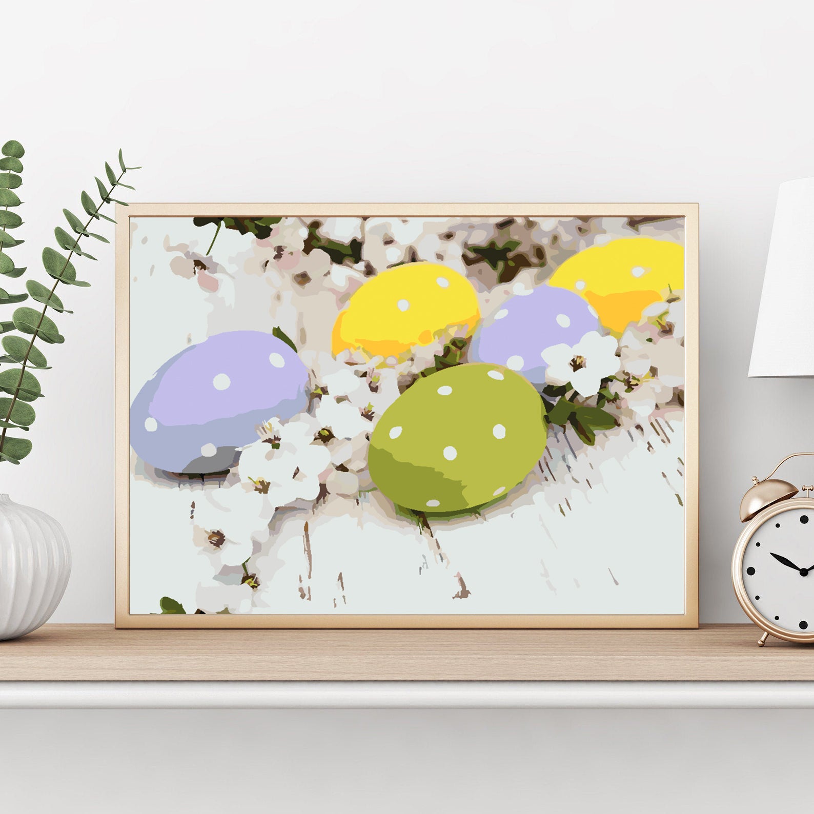 Peinture par numéros - Oeufs de Pâques 4298