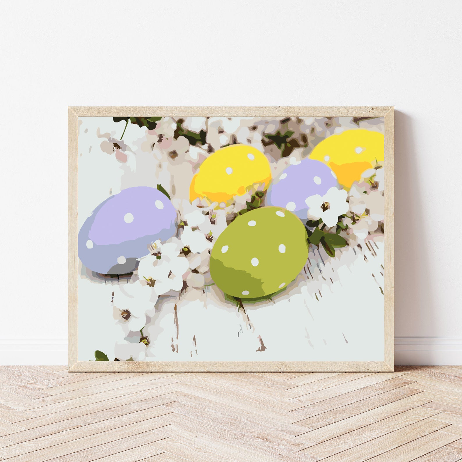 Peinture par numéros - Oeufs de Pâques 4298