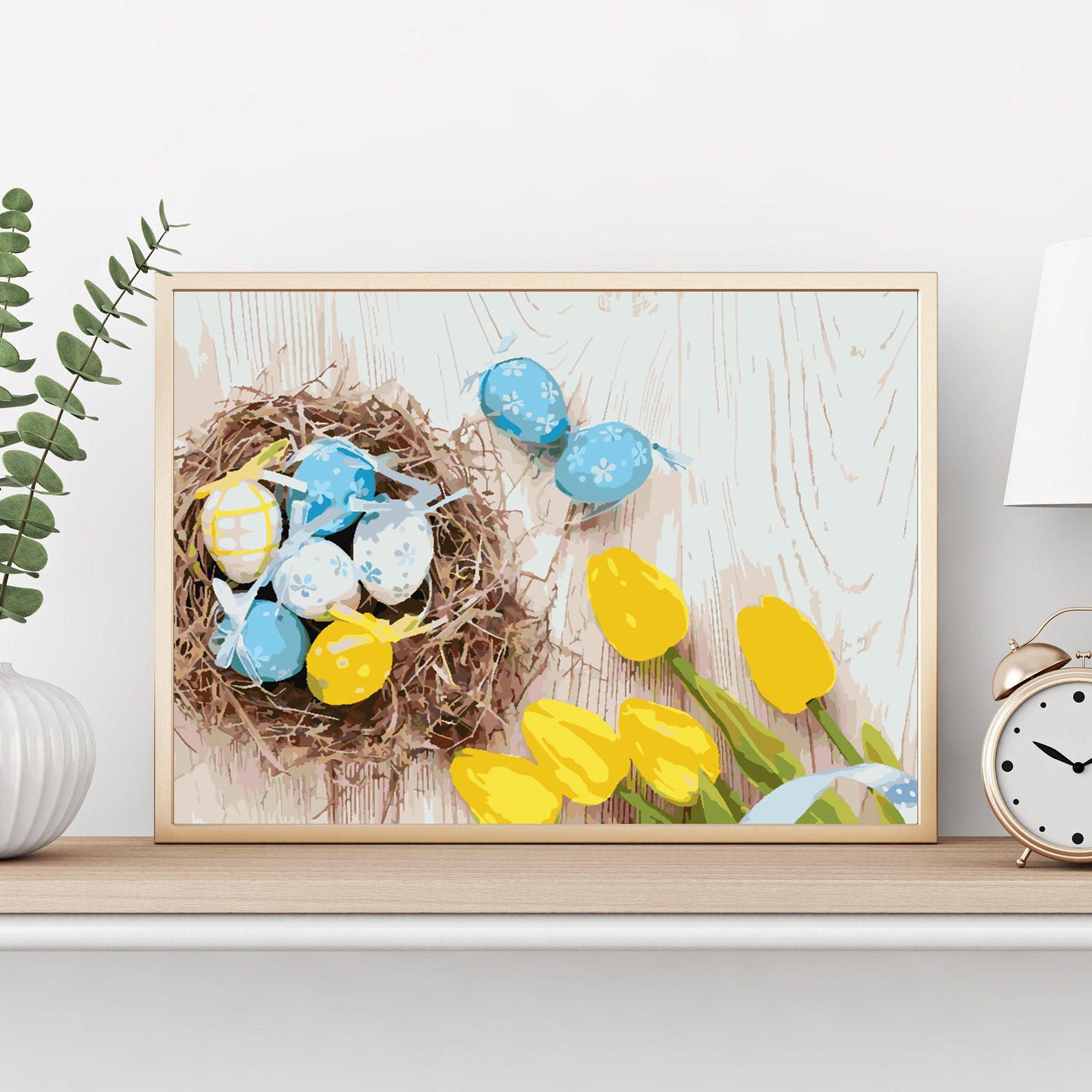 Pictura pe numere - Ouă de Paște și Lalele 4301
