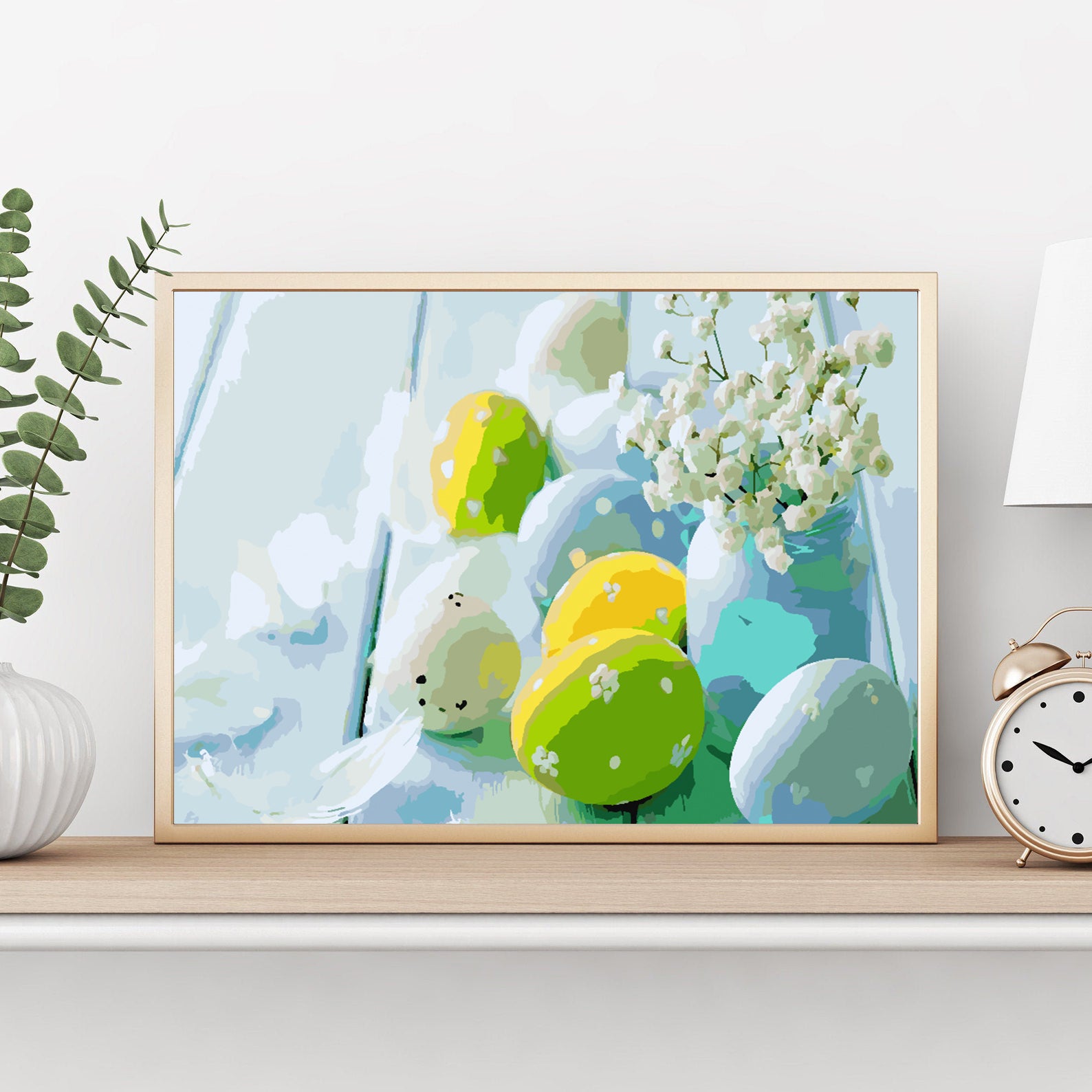 Pictura pe numere - Ouă de Paște 4302