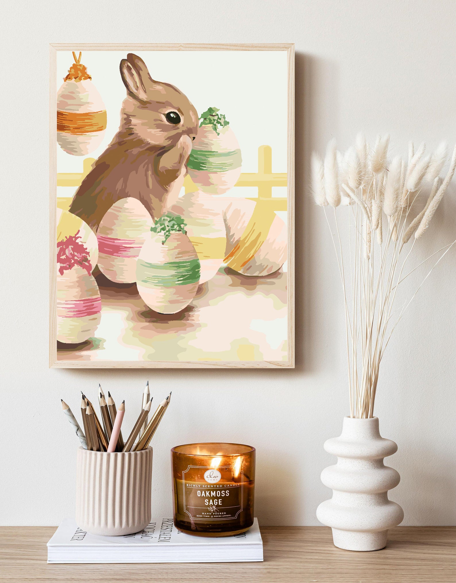 Malen nach Zahlen - Hase und Ostereier 4303