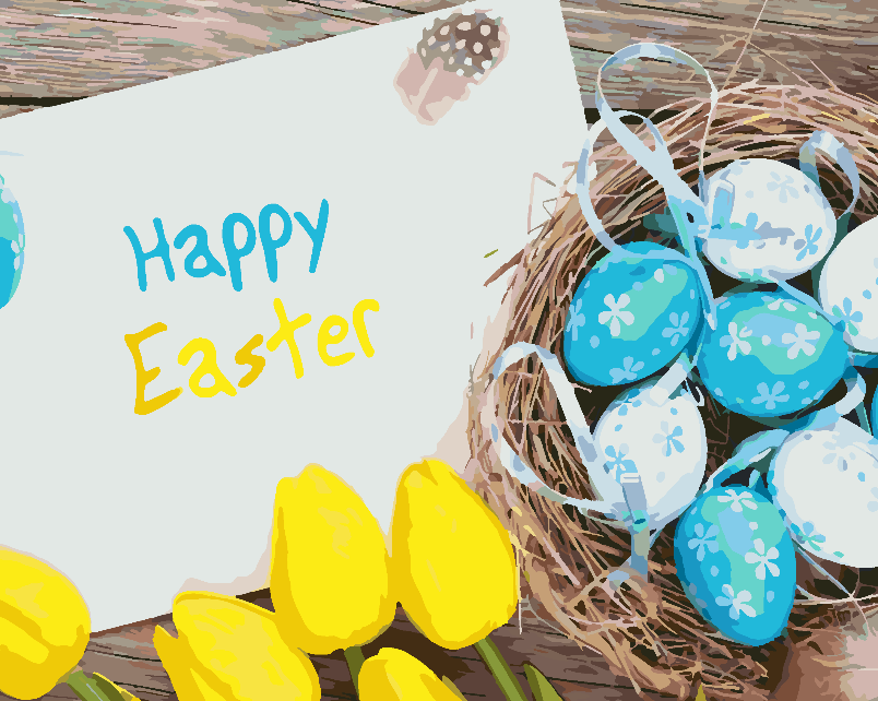 Malen nach Zahlen - Ostereier 4304