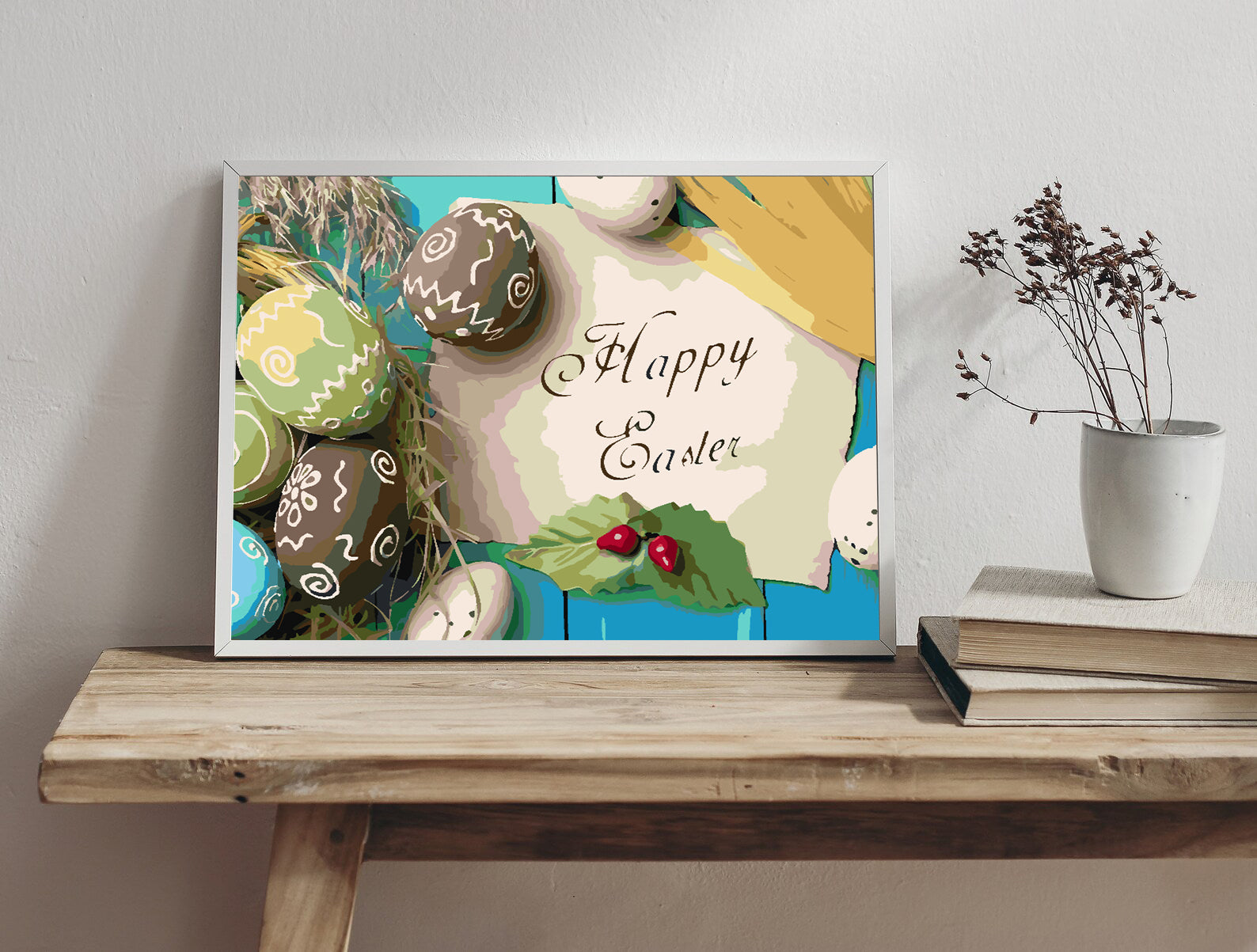 Malen nach Zahlen - Frohe Ostern 4306