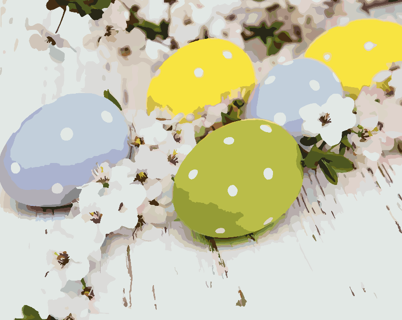 Malen nach Zahlen - Ostereier 4307