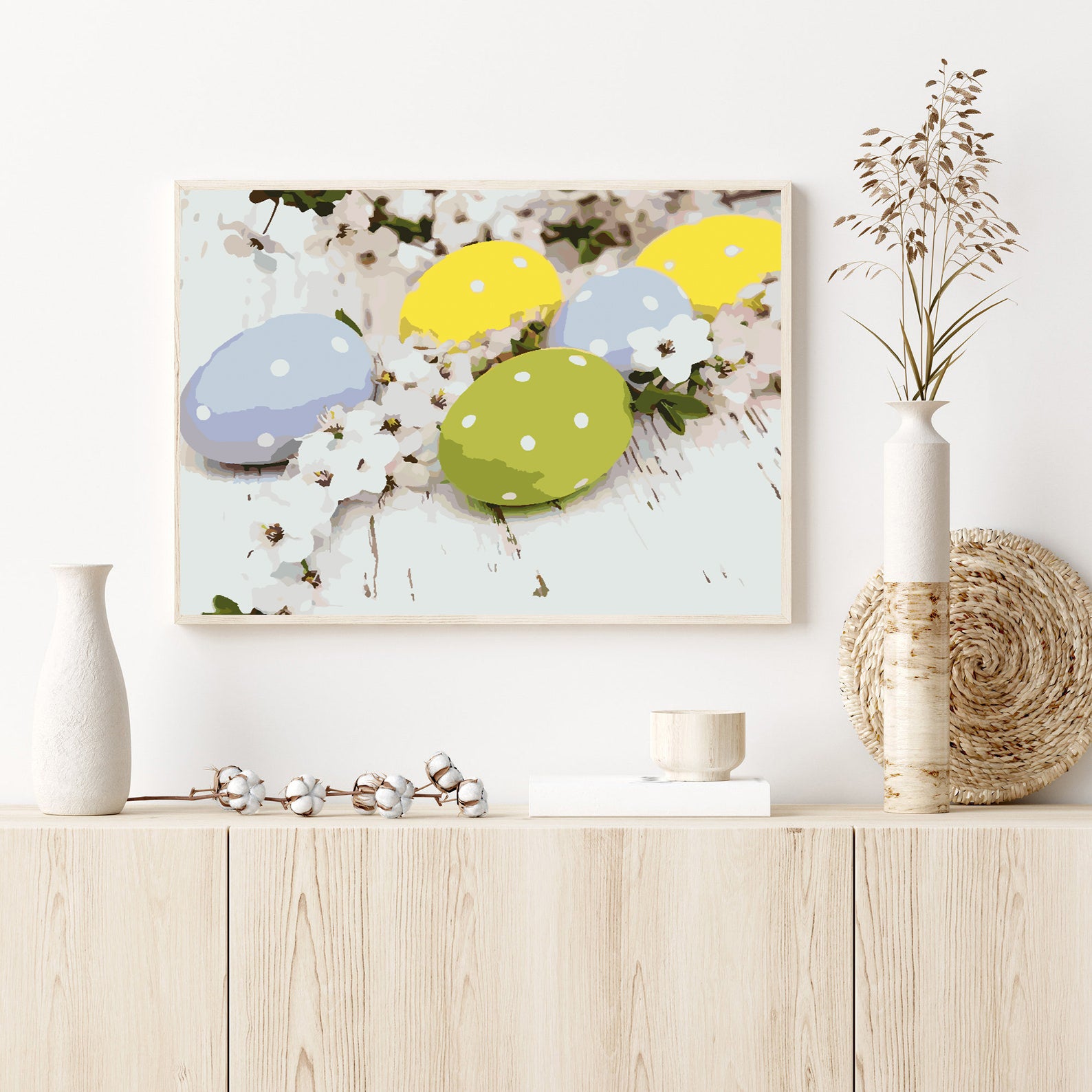 Pictura pe numere - Ouă de Paște 4307