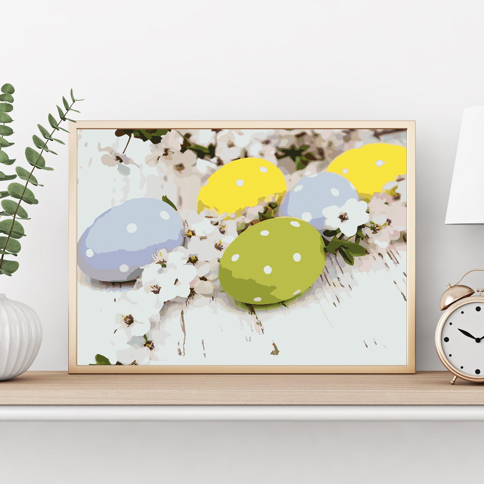 Pictura pe numere - Ouă de Paște 4307