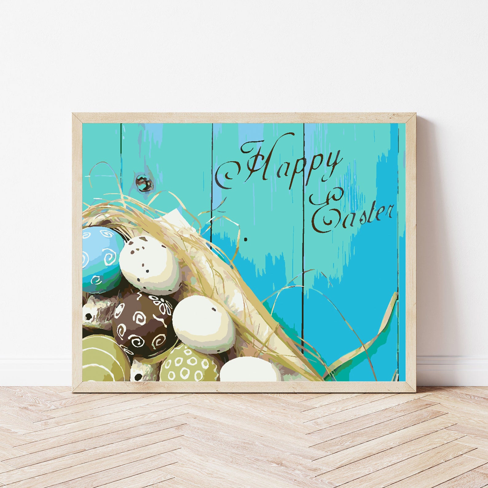 Malen nach Zahlen - Frohe Ostern 4308