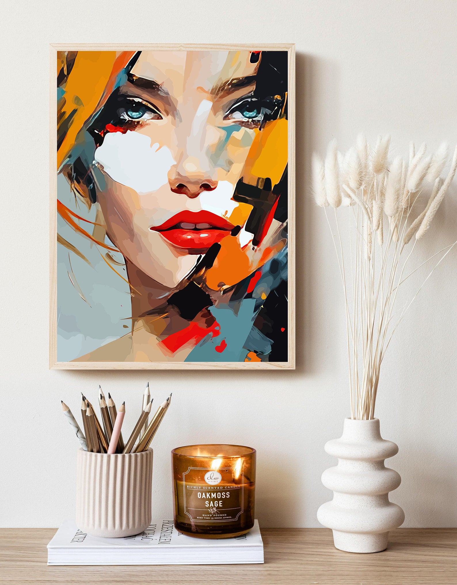 Malen nach Zahlen - Frauenporträt 4314