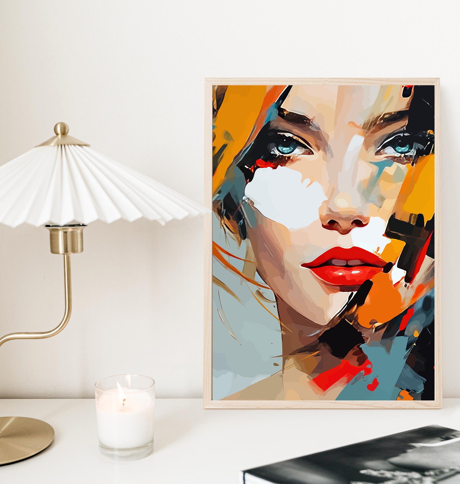 Malen nach Zahlen - Frauenporträt 4314