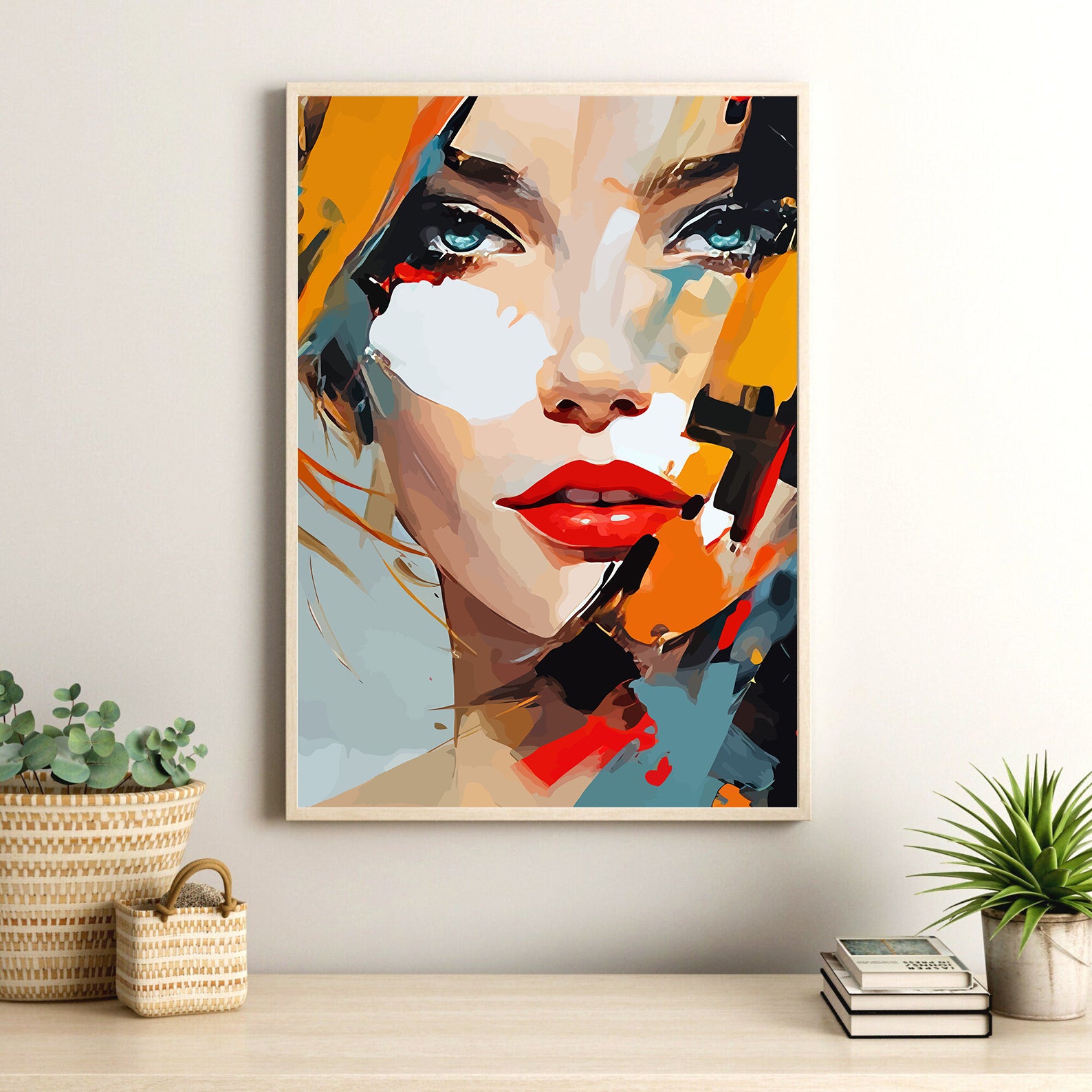 Malen nach Zahlen - Frauenporträt 4314