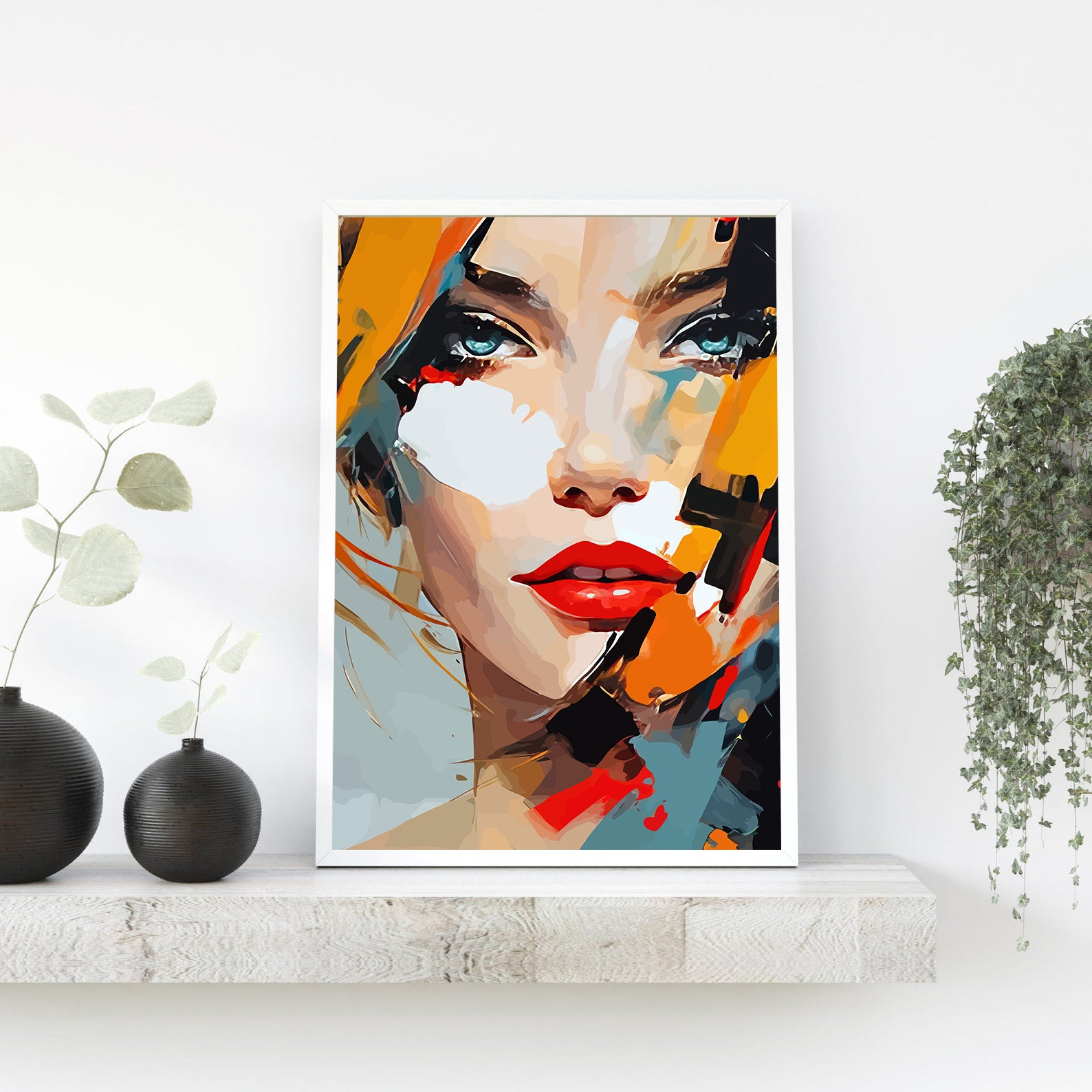 Malen nach Zahlen - Frauenporträt 4314