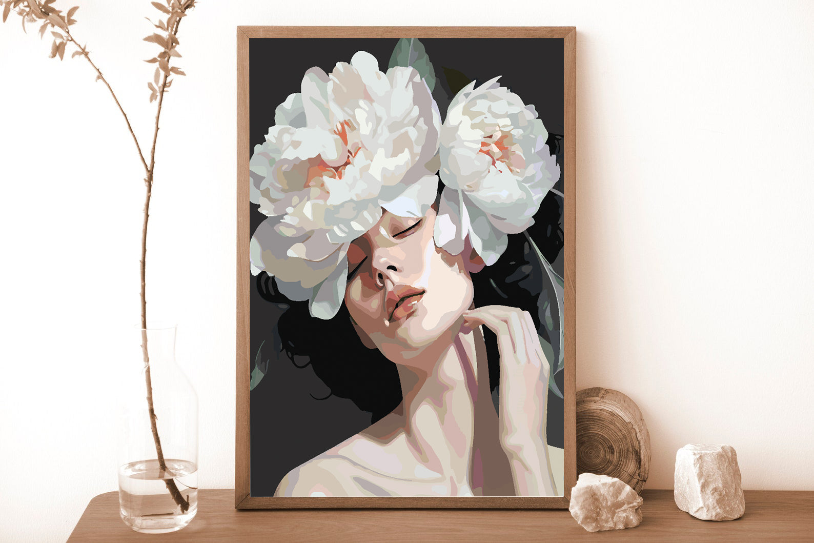 Malen nach Zahlen - Blumenkopf 4323