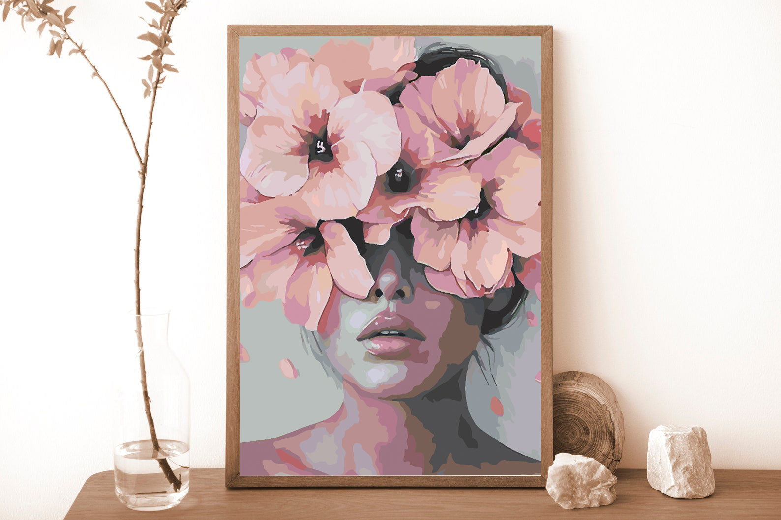 Peinture par numéros - Tête de fleur 4325