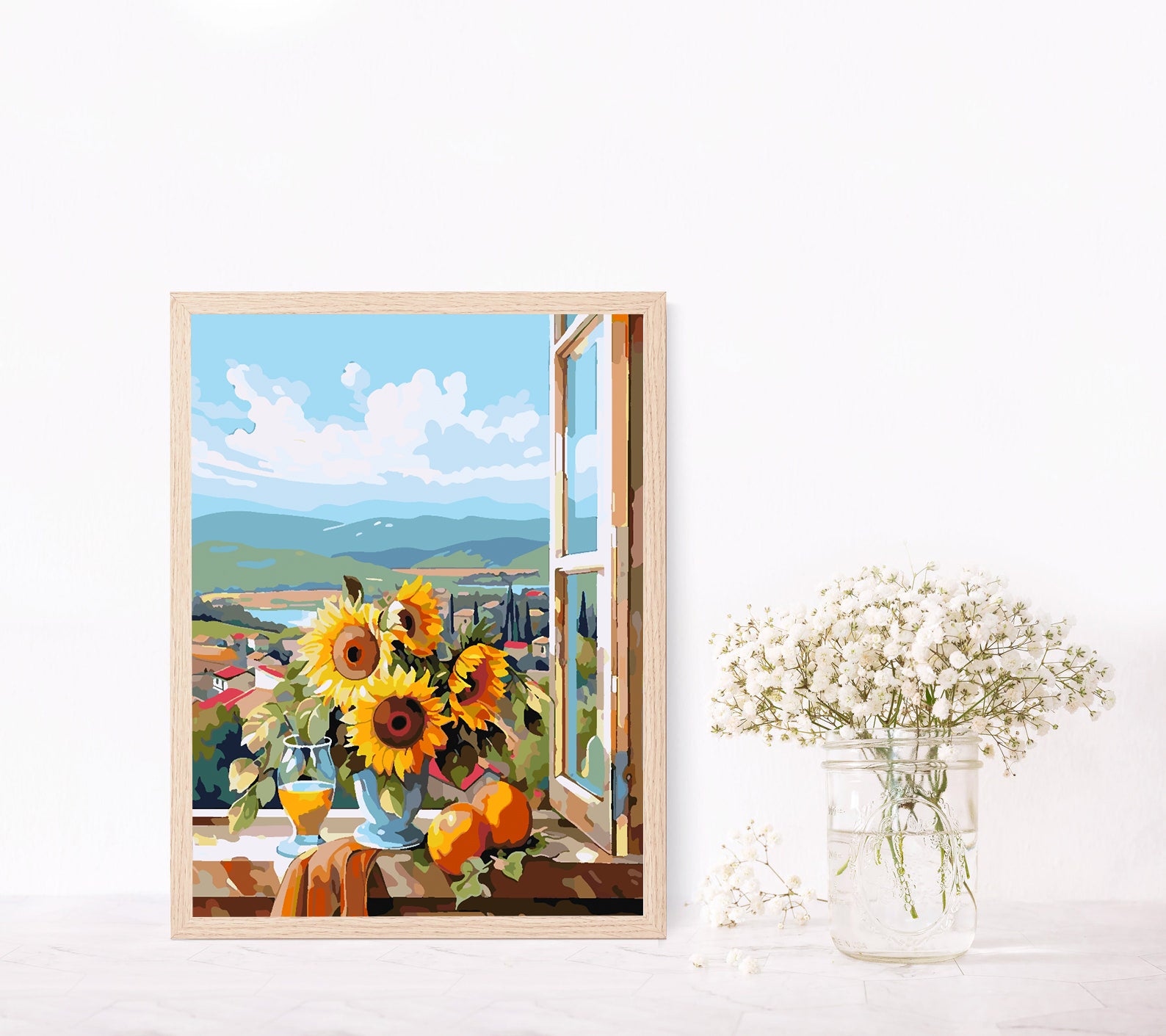 Pictura pe numere - Floarea Soarelui 4327