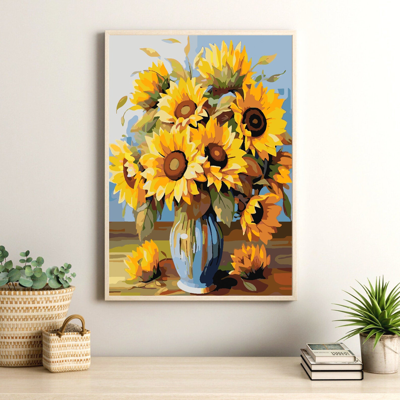 Malen nach Zahlen - Sonnenblume in Vase 4328