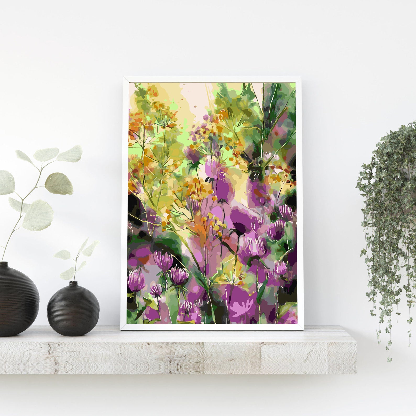 Malen nach Zahlen - Blumen 4330