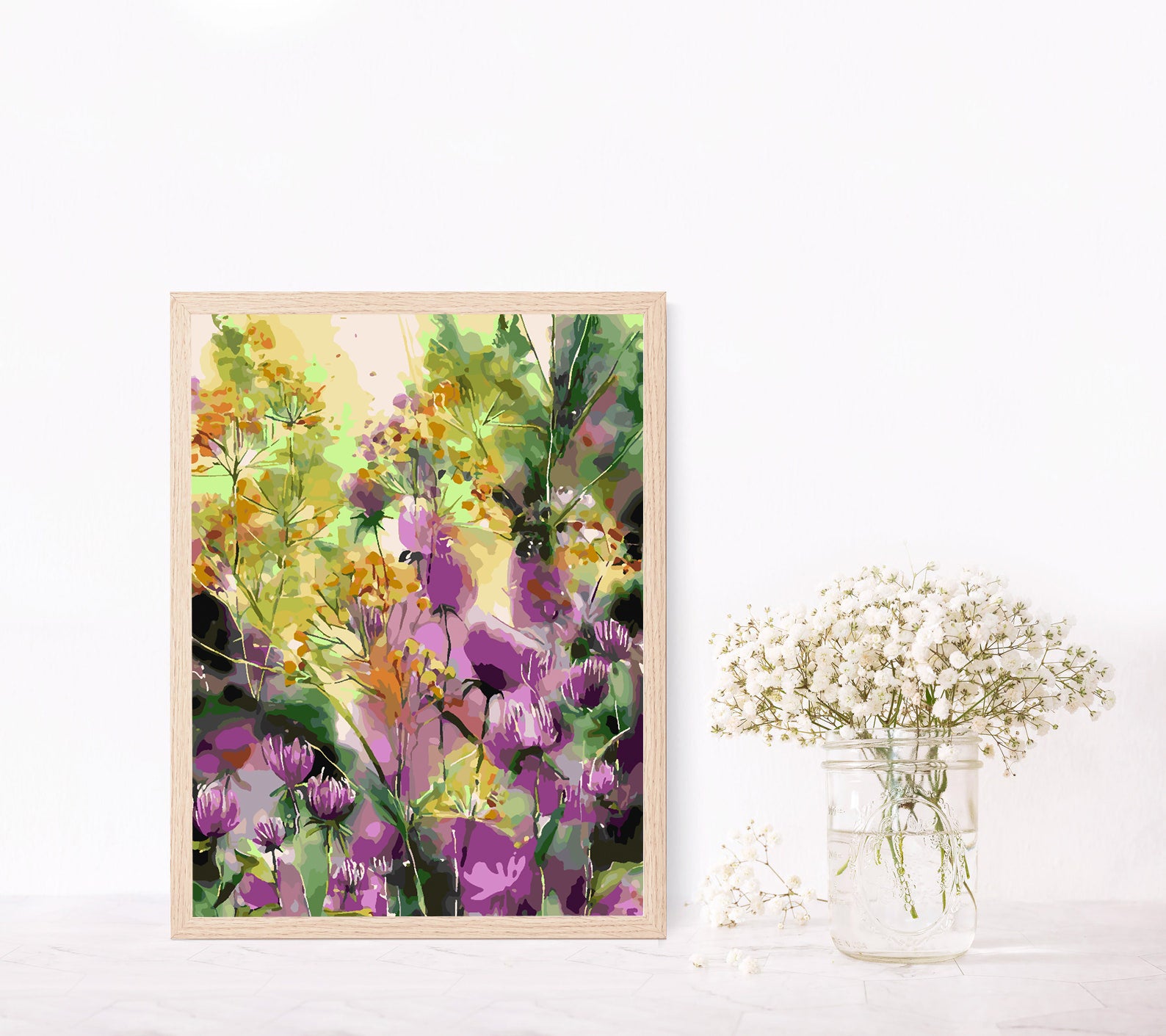 Malen nach Zahlen - Blumen 4330
