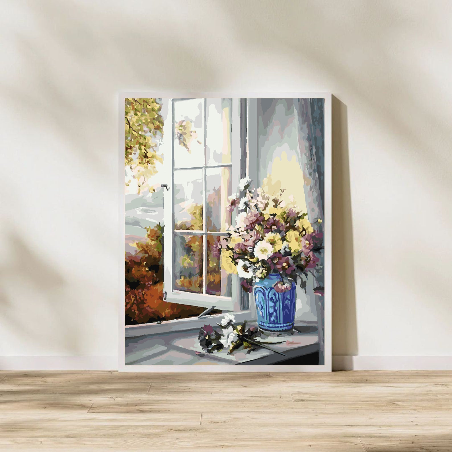 Peinture par numéros - Fleurs dans un vase 4334