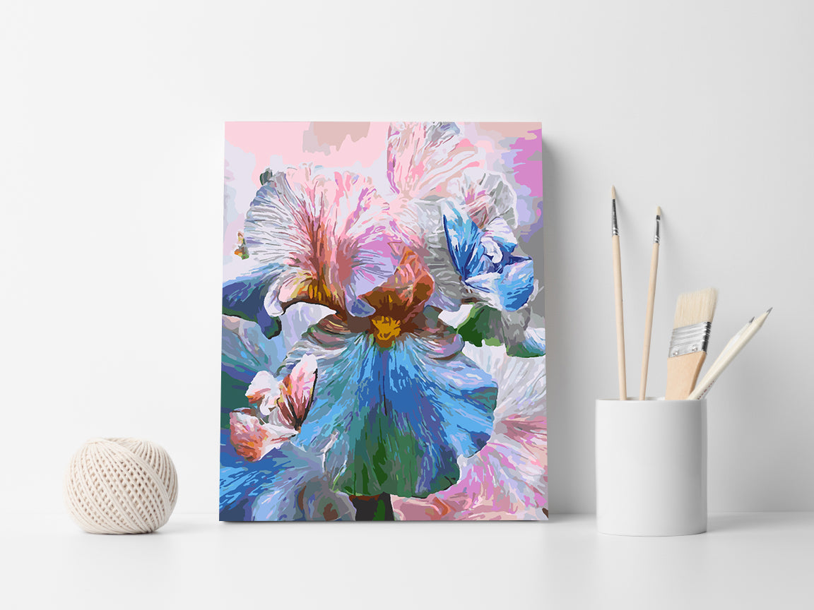 Malen nach Zahlen - Blumen und Schmetterlinge 4335