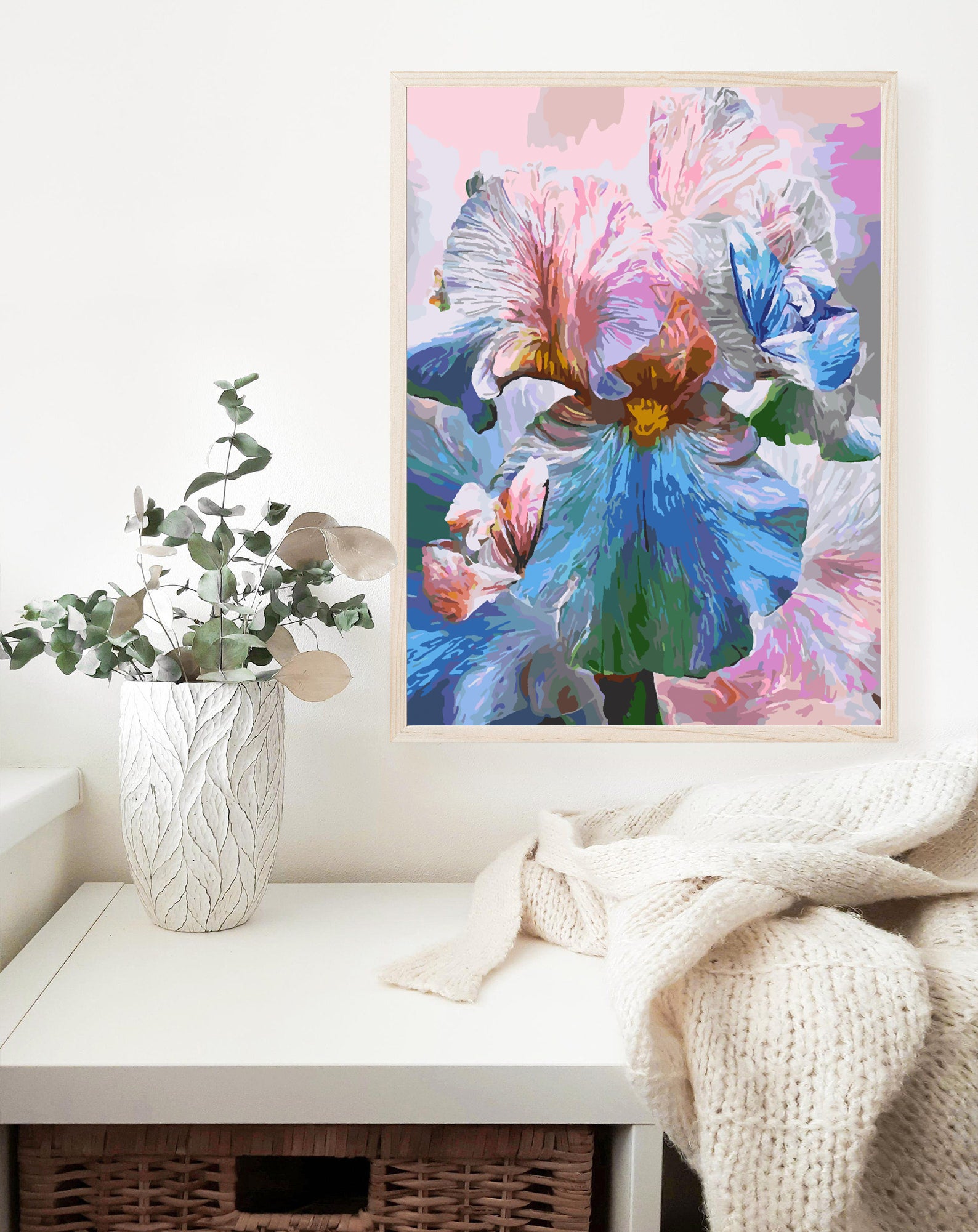 Malen nach Zahlen - Blumen und Schmetterlinge 4335