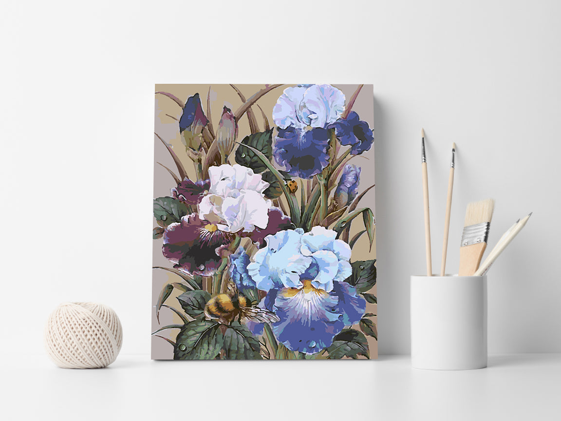 Malen nach Zahlen - Blumen in einer Vase 4338