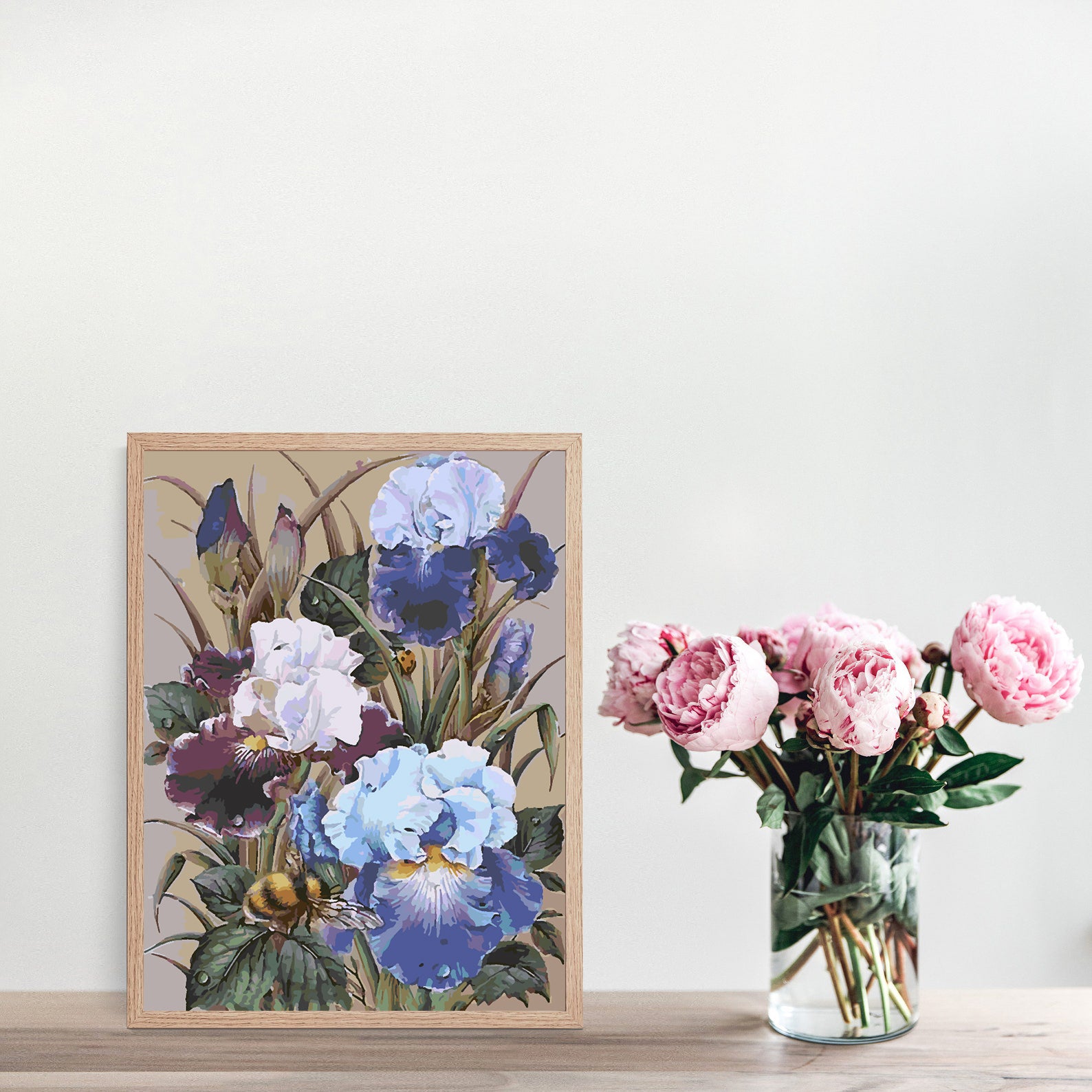 Peinture par numéros - Fleurs dans un vase 4338