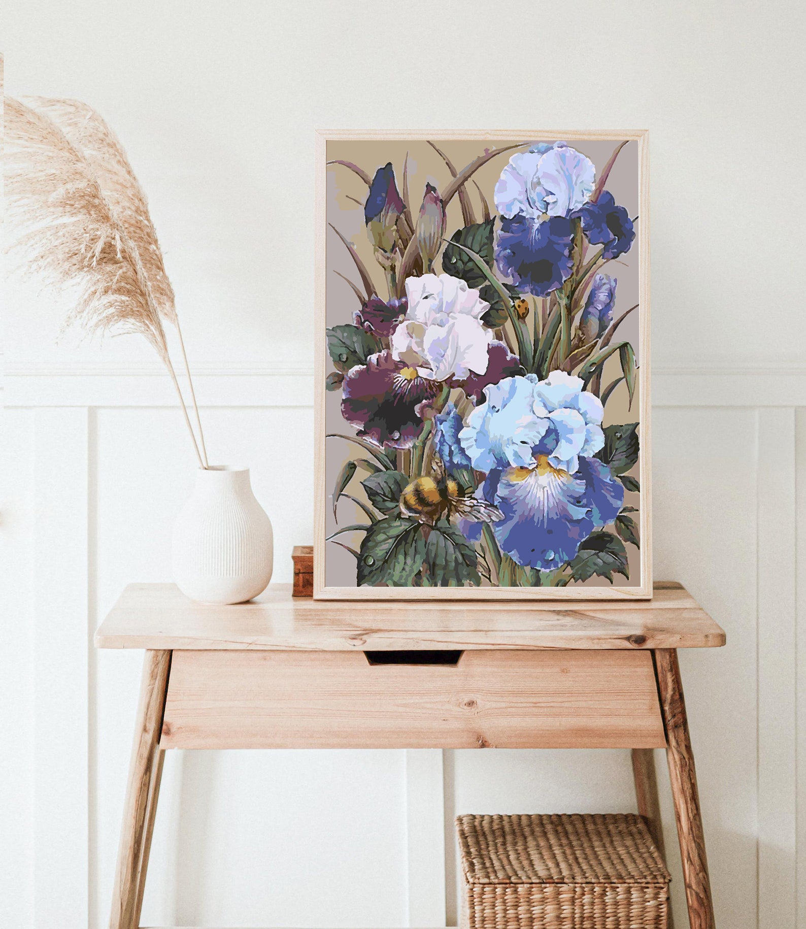 Peinture par numéros - Fleurs dans un vase 4338