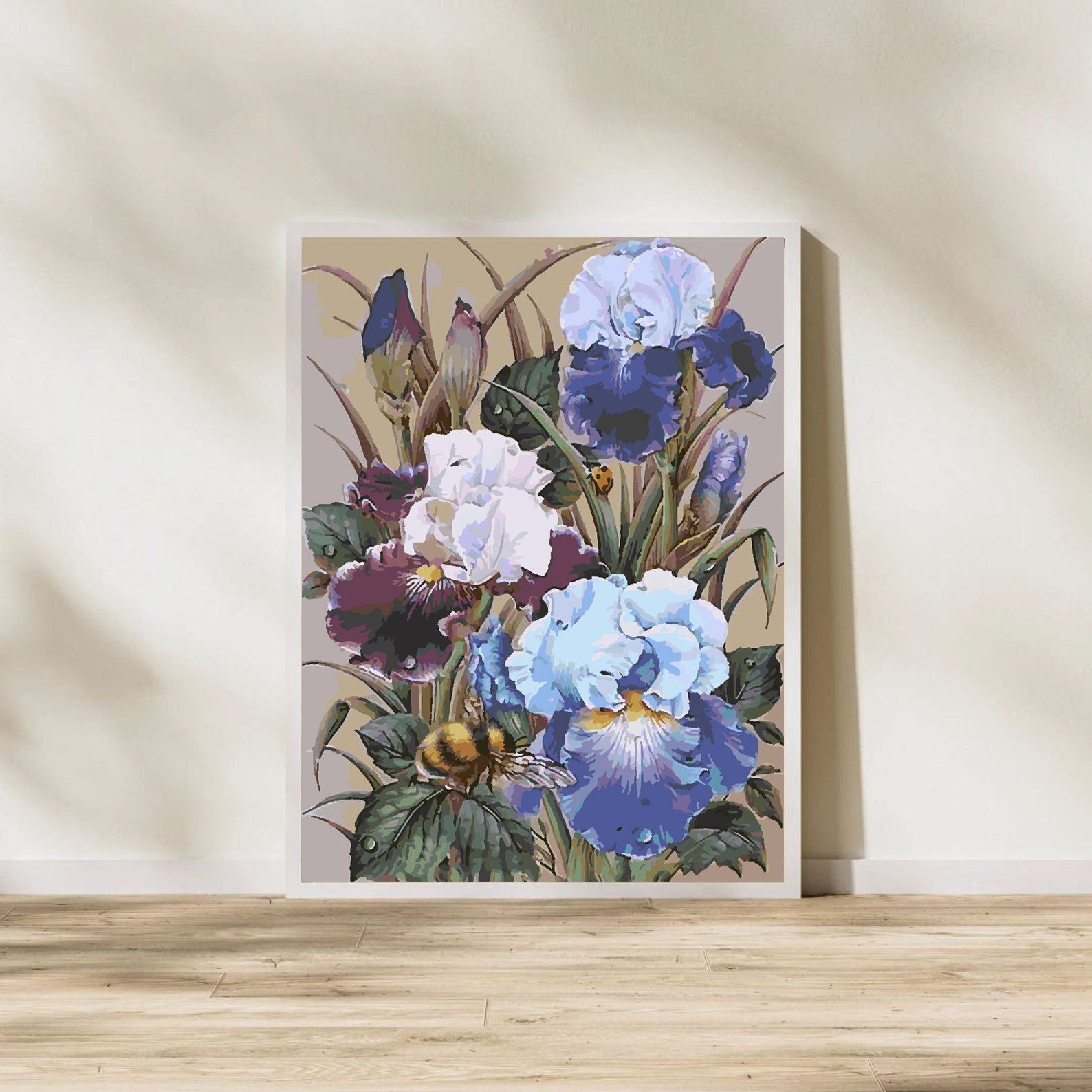 Peinture par numéros - Fleurs dans un vase 4338