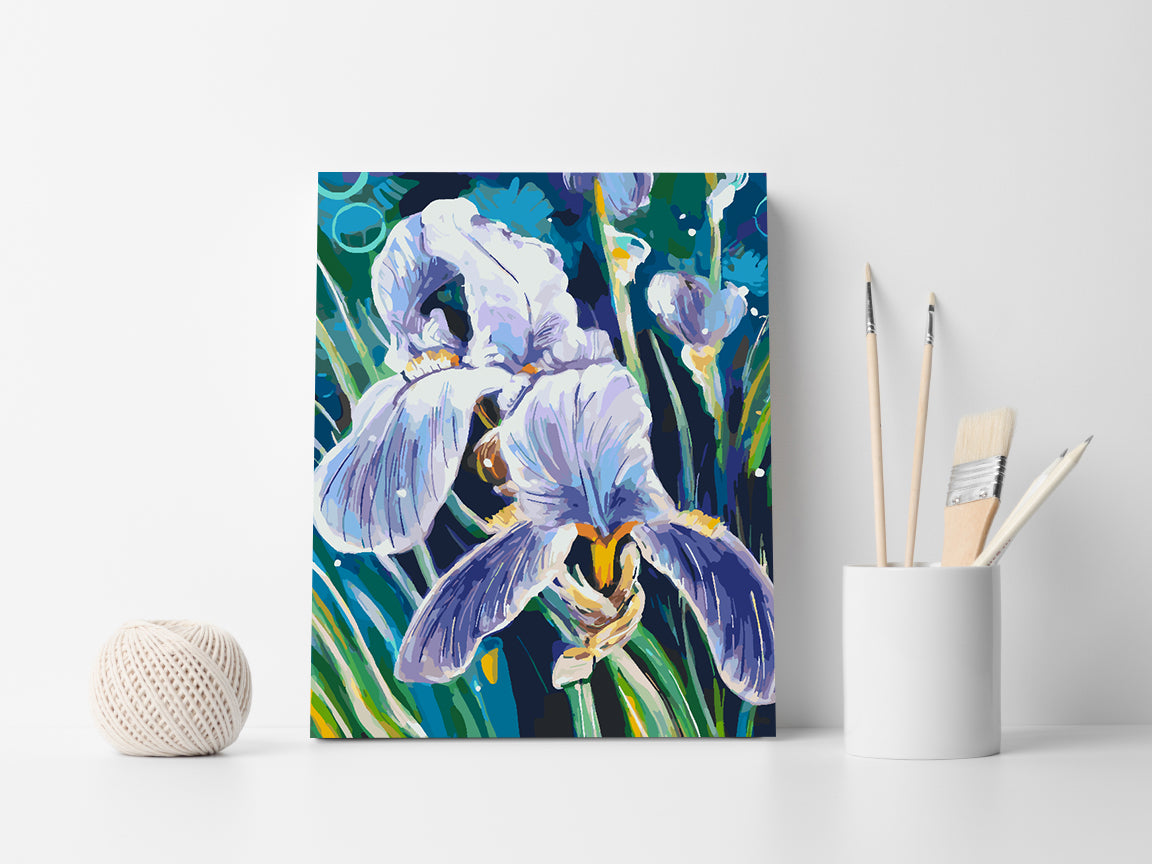 Malen nach Zahlen - Lila Blumen 4344