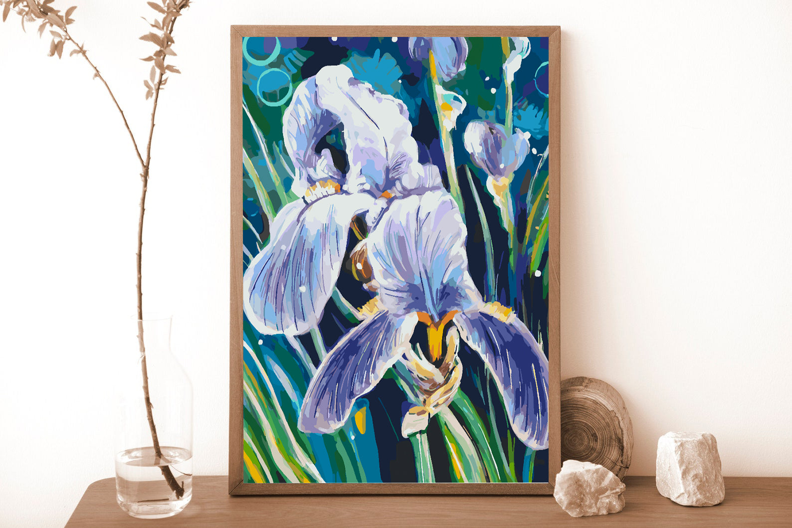 Malen nach Zahlen - Lila Blumen 4344