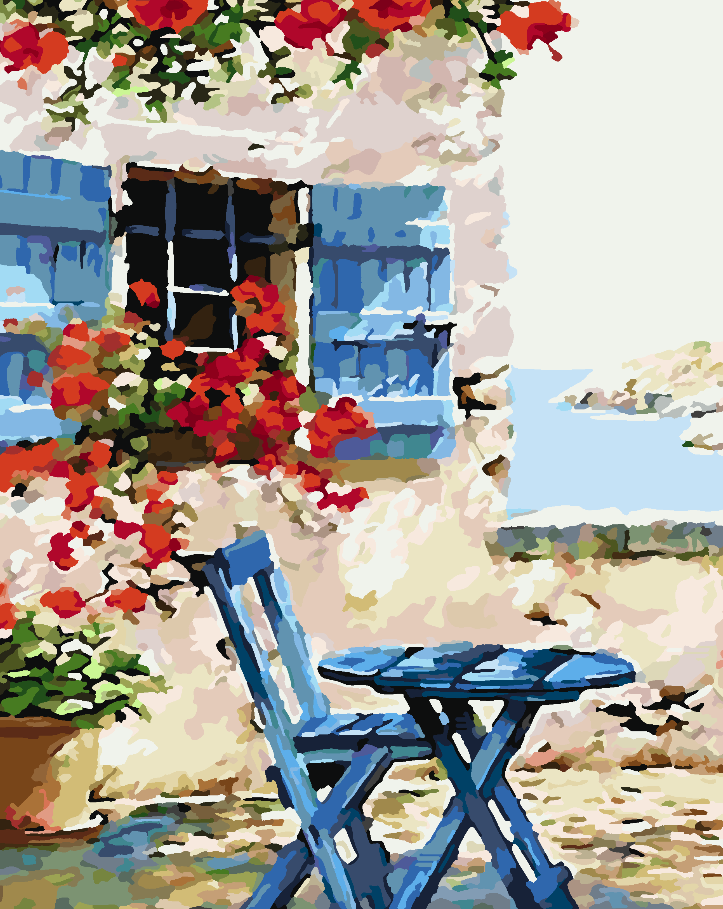 Malen nach Zahlen - Meereslandschaft 4348