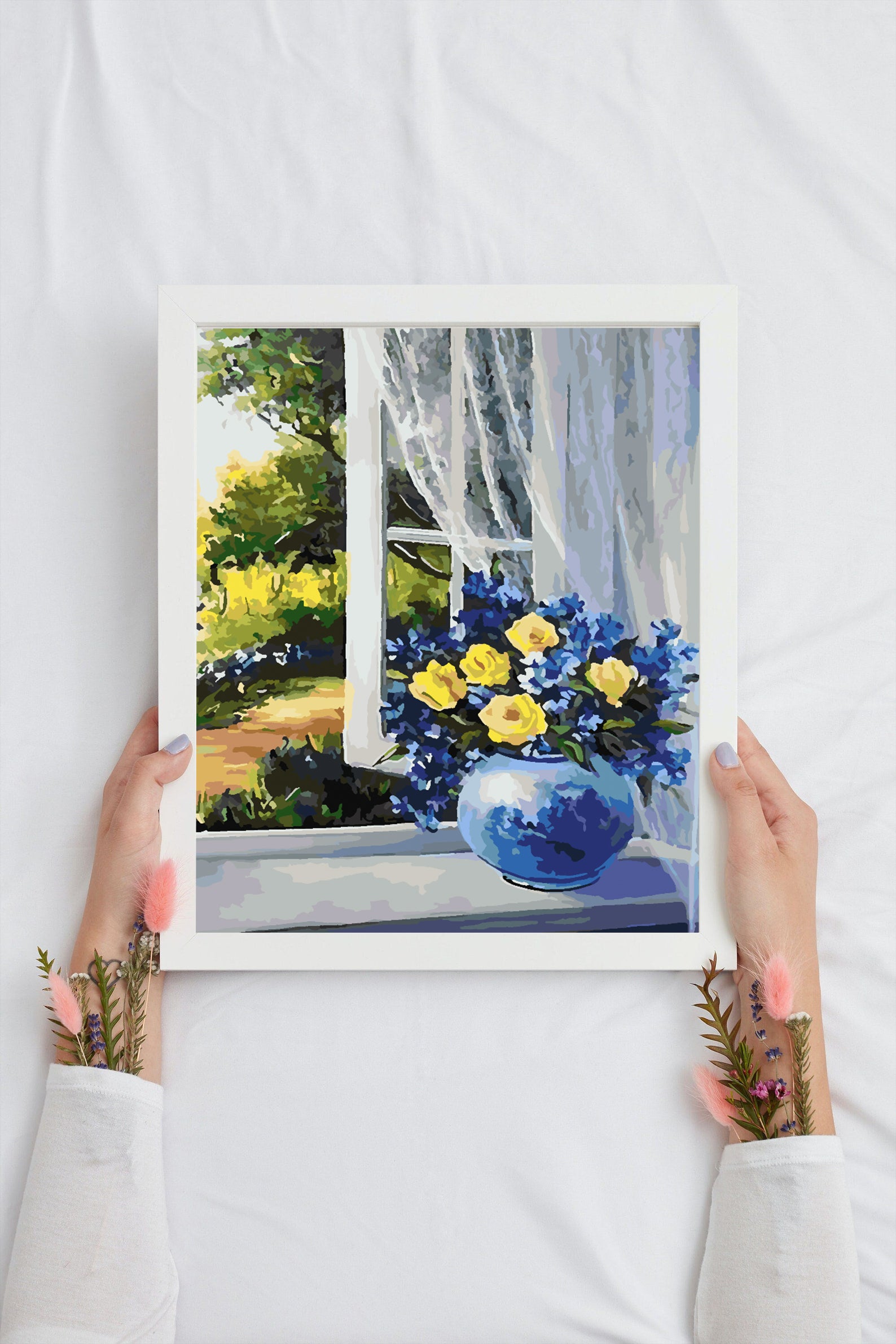 Malen nach Zahlen - Blumen in einer Vase 4349