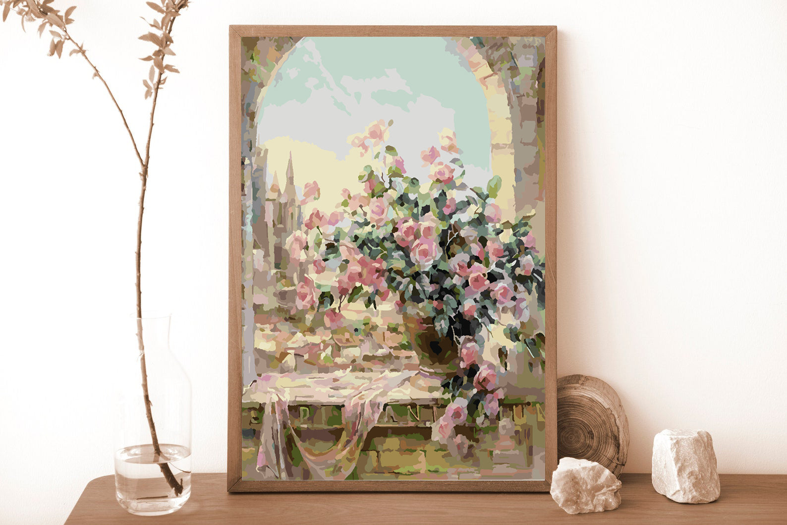 Malen nach Zahlen - Blumen in einer Vase 4352