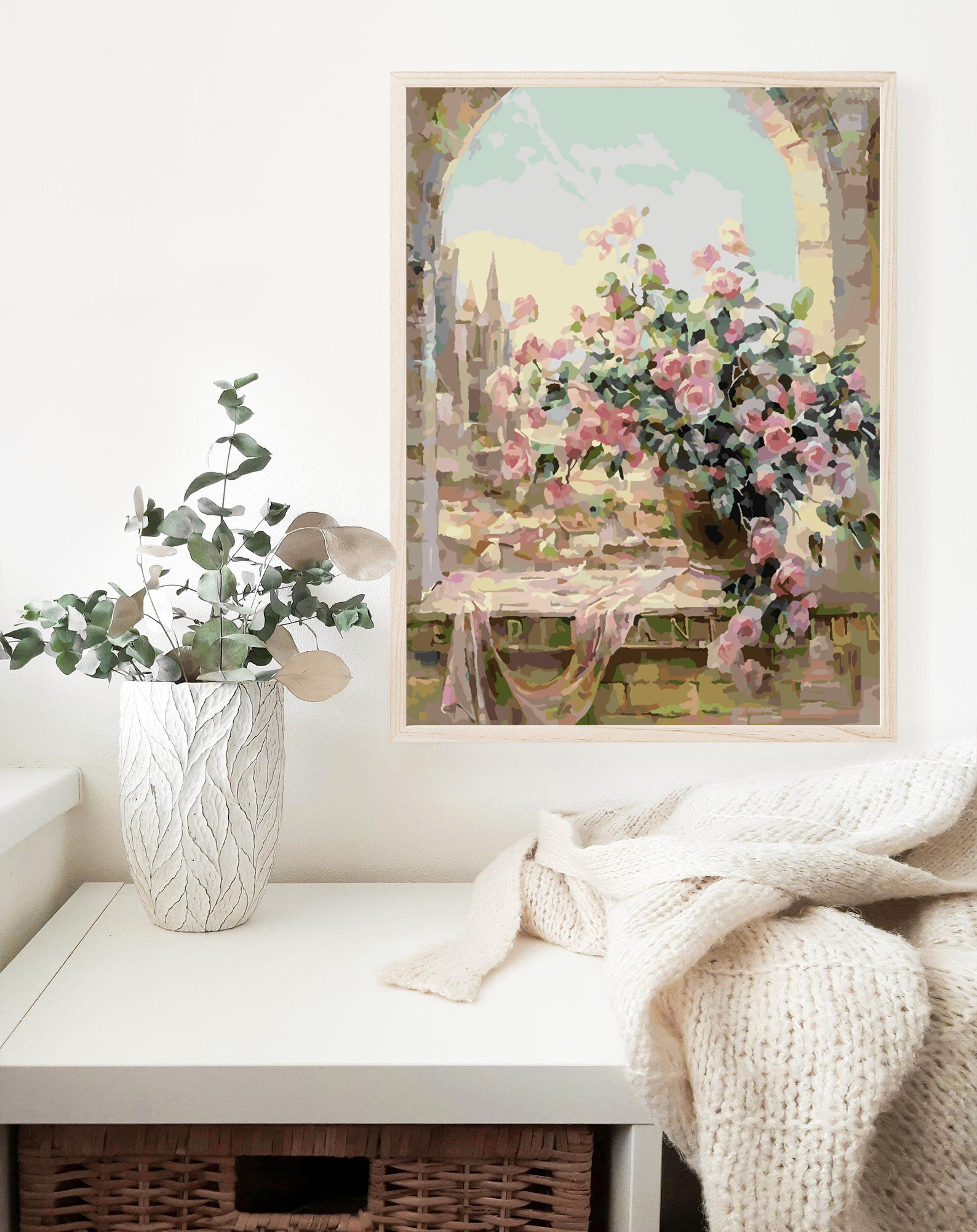 Malen nach Zahlen - Blumen in einer Vase 4352