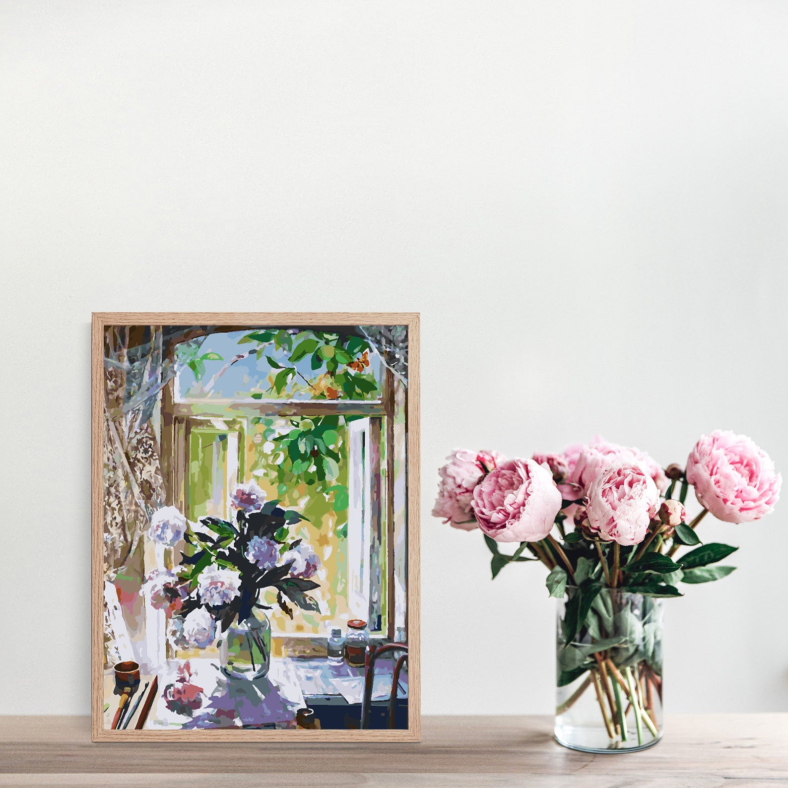 Malen nach Zahlen - Blumen in einer Vase 4355