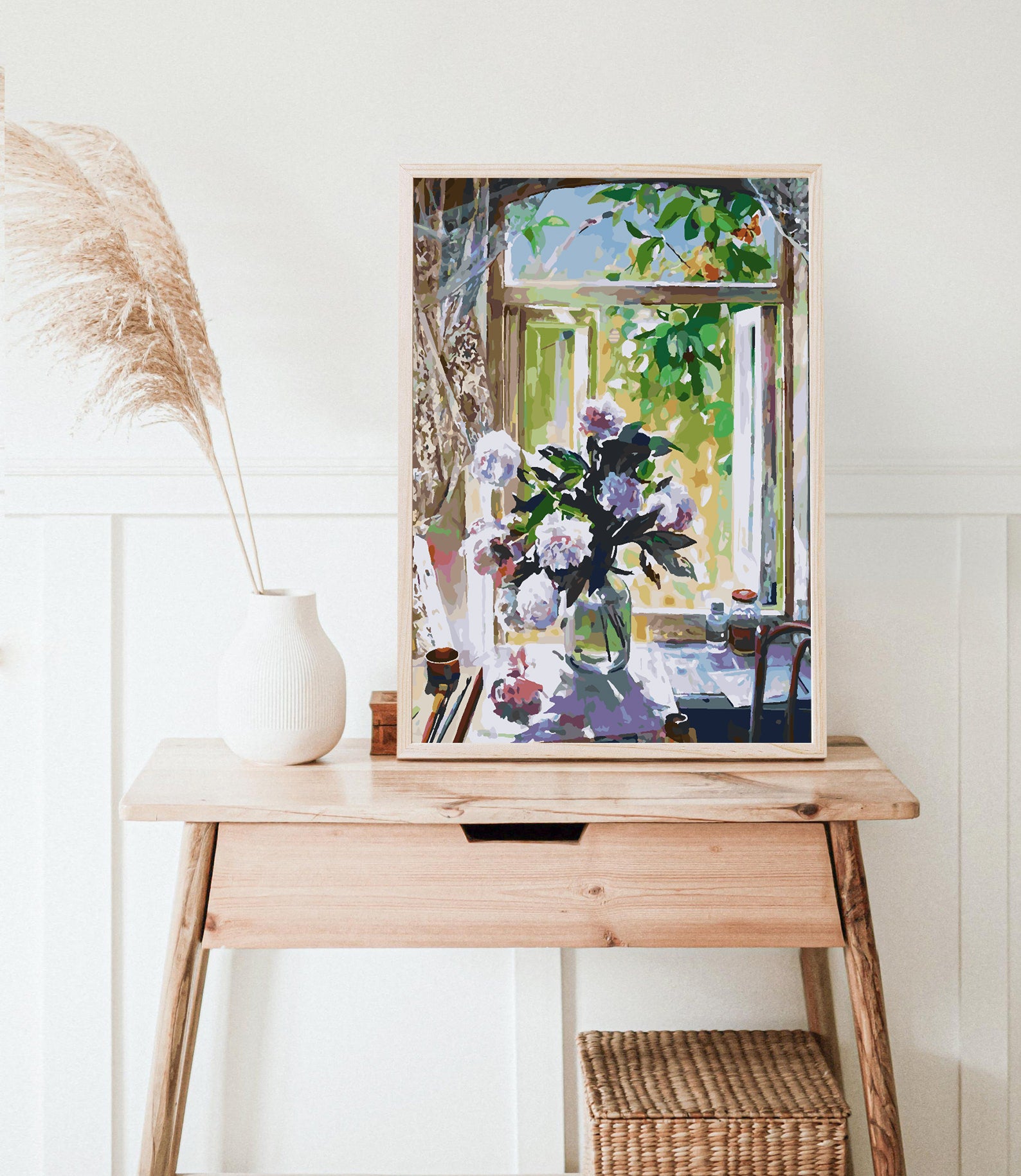 Malen nach Zahlen - Blumen in einer Vase 4355