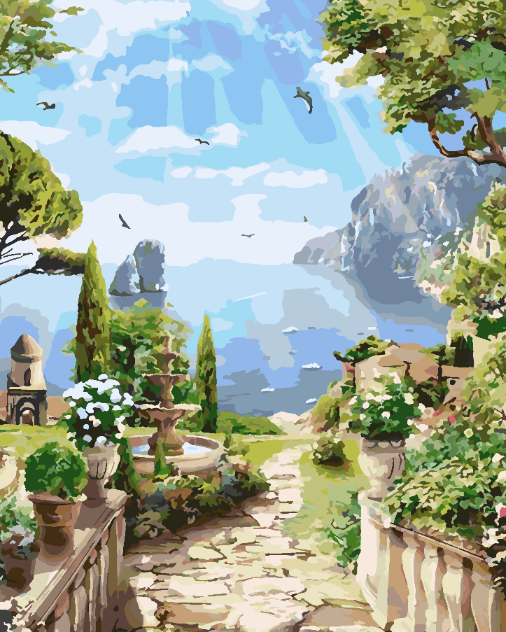 Malen nach Zahlen - Landschaft 4360