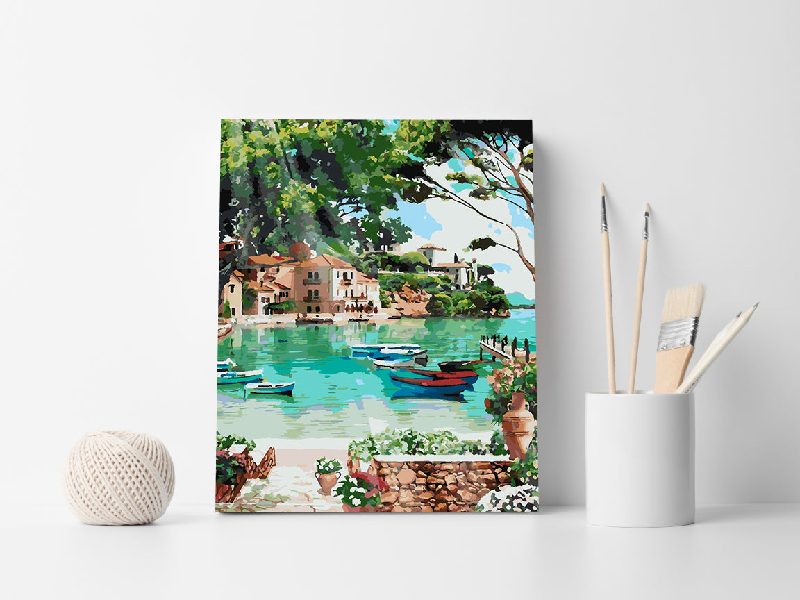 Malen nach Zahlen - Boote auf dem Wasser 4362