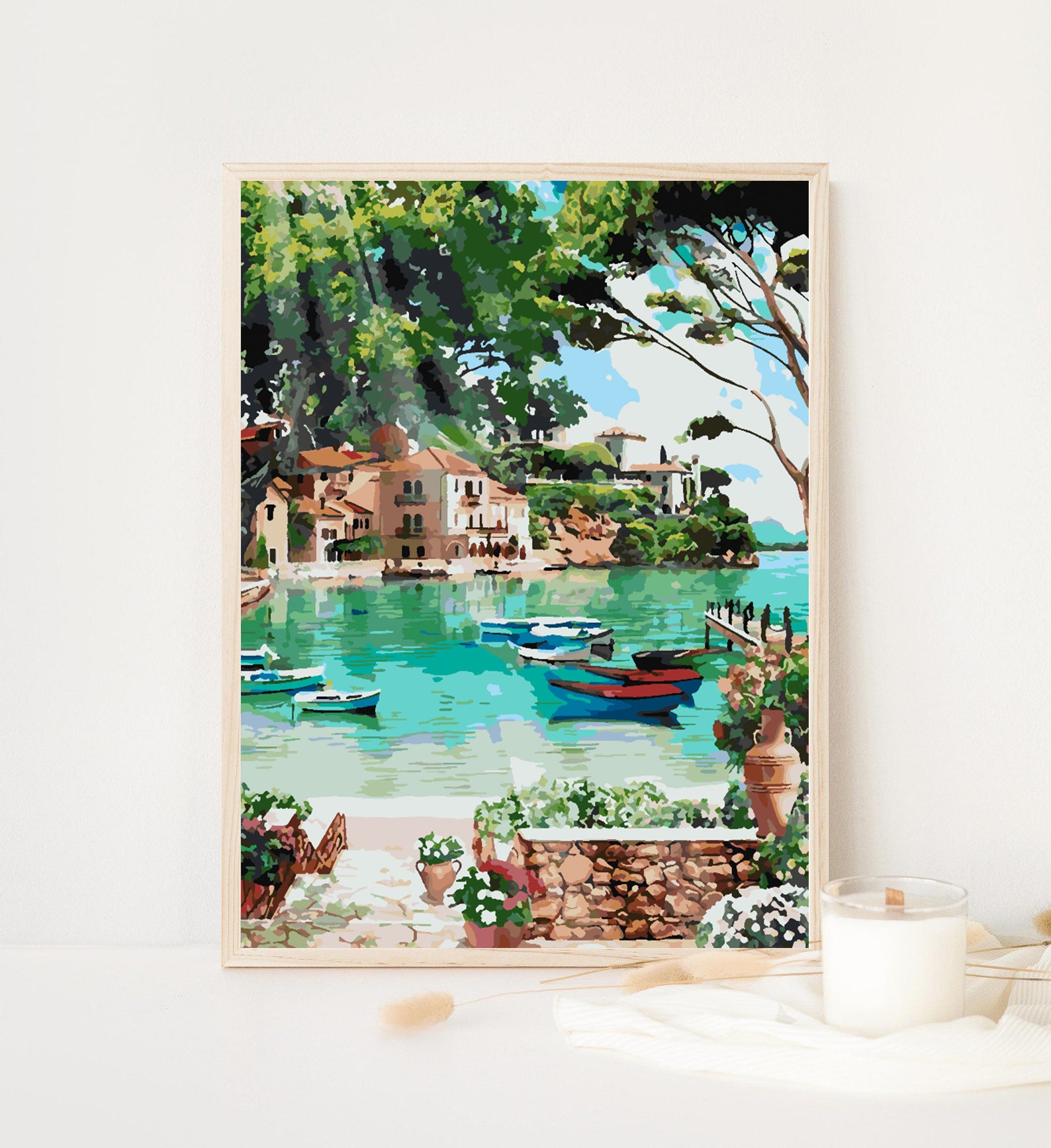 Malen nach Zahlen - Boote auf dem Wasser 4362