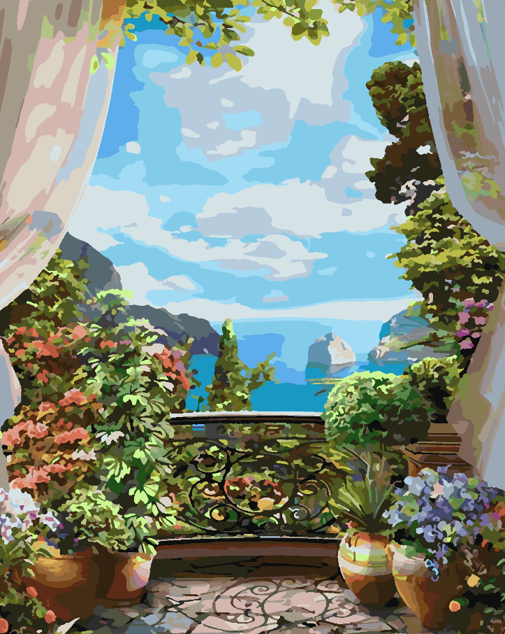 Malen nach Zahlen - Landschaft 4364