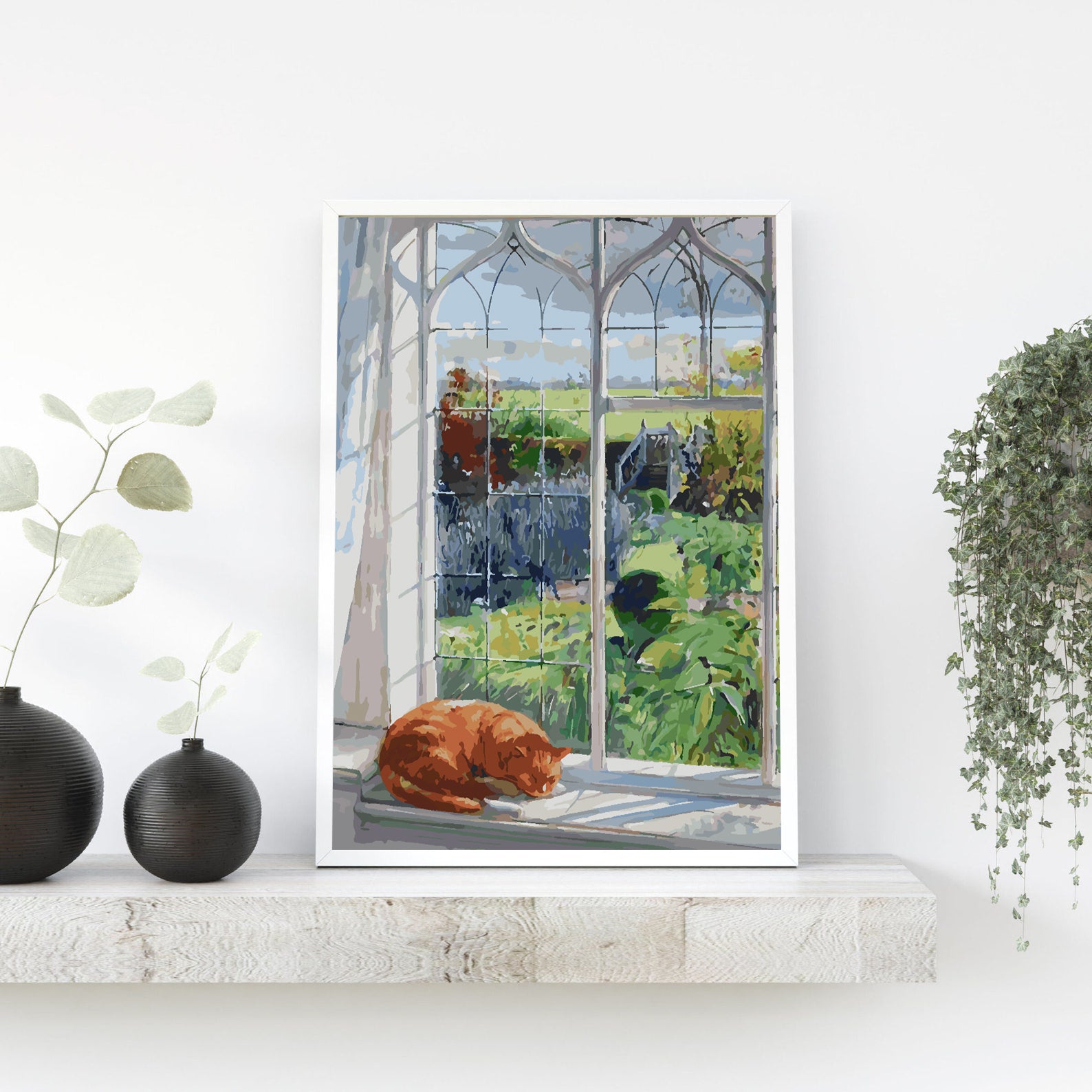 Malen nach Zahlen - Schlafende Katze 4369