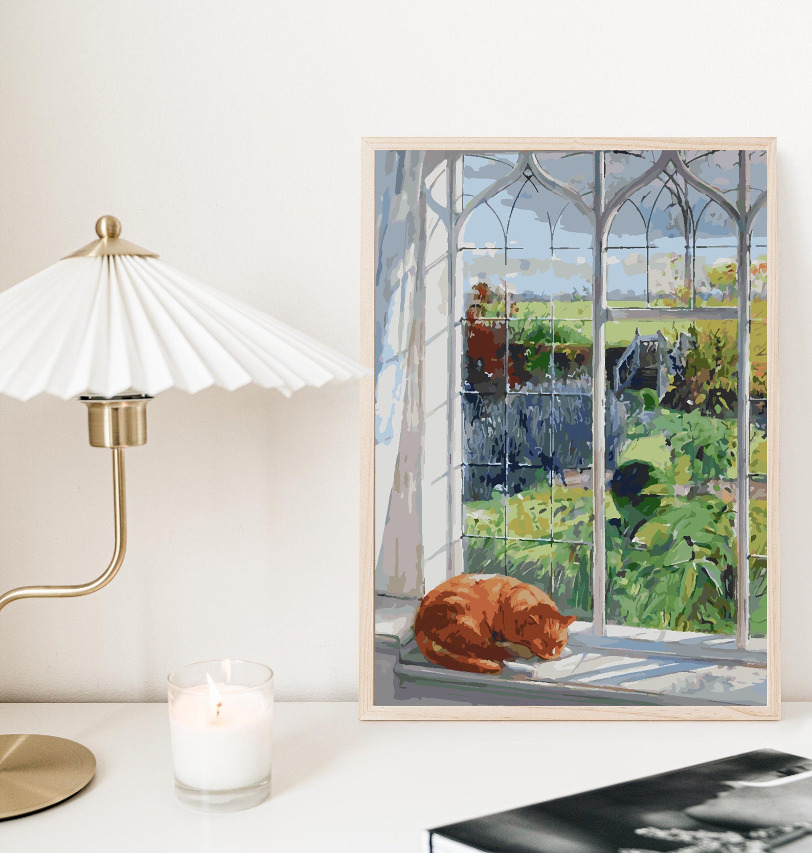 Malen nach Zahlen - Schlafende Katze 4369