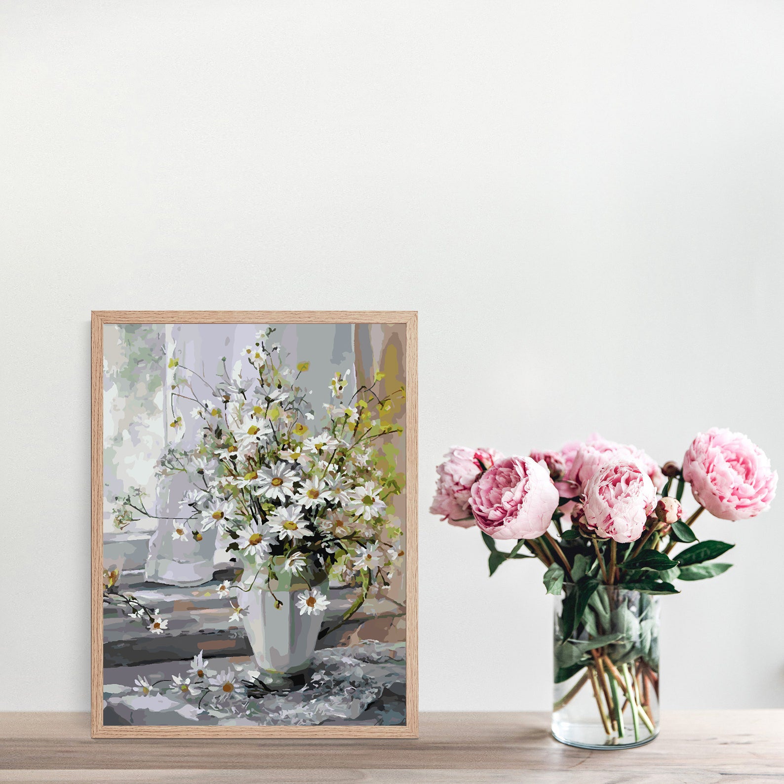 Malen nach Zahlen - Blumen in einer Vase 4377