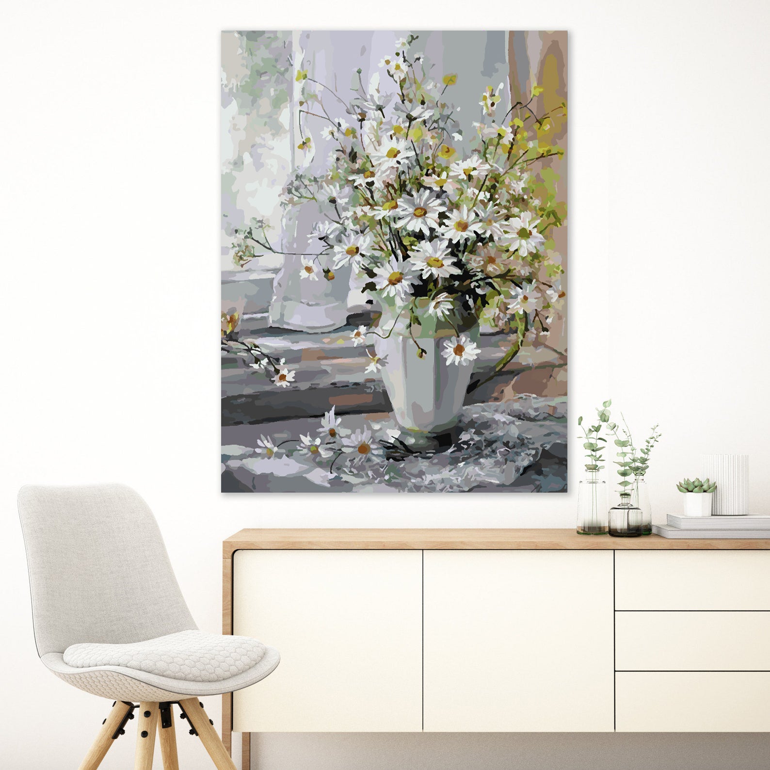 Malen nach Zahlen - Blumen in einer Vase 4377