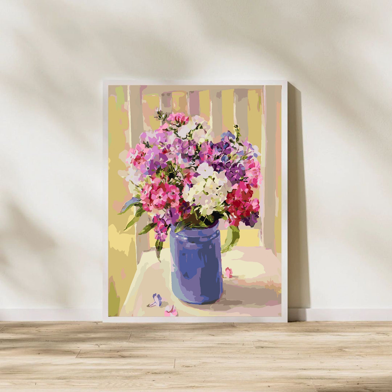 Peinture par numéros - Fleurs dans un vase 4384