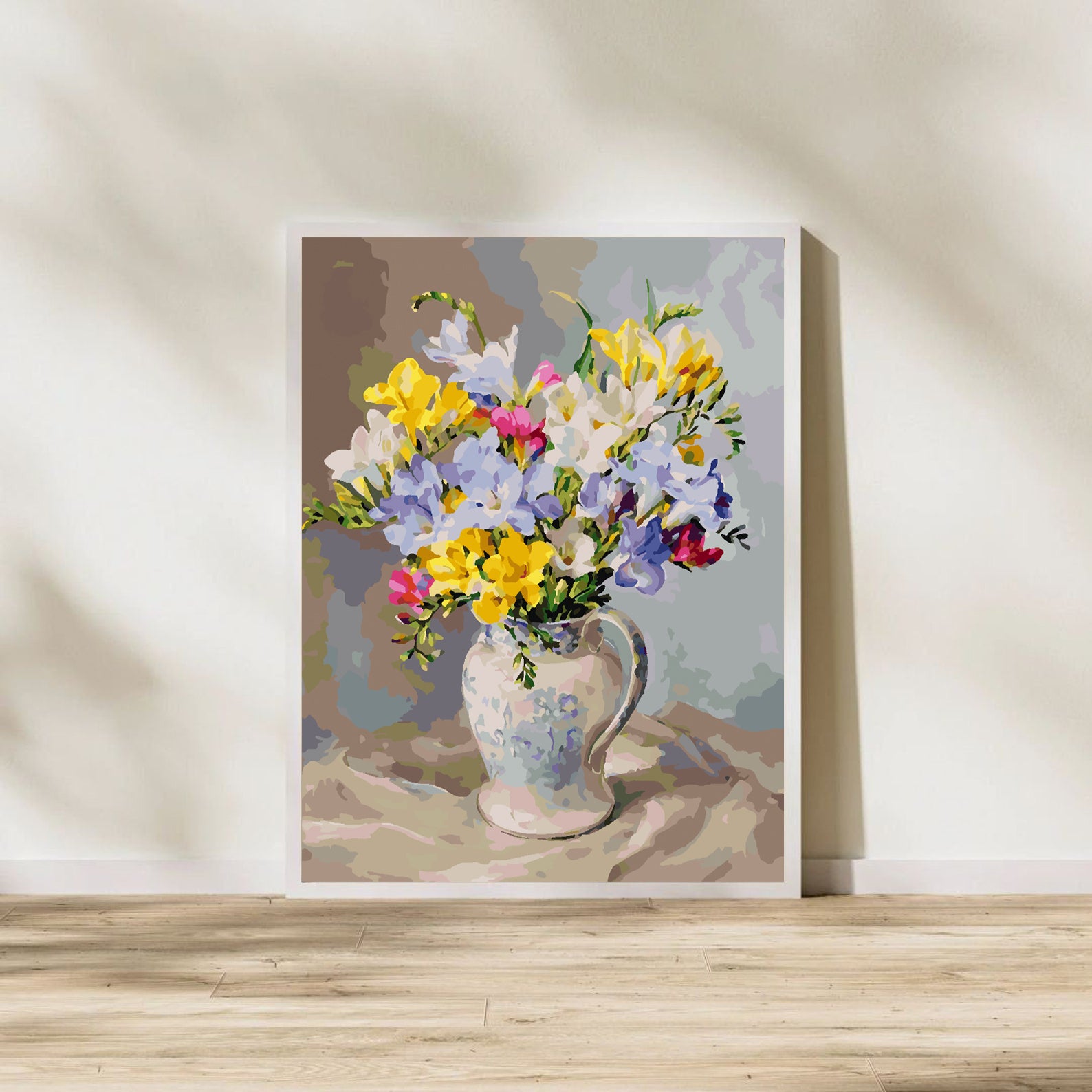 Malen nach Zahlen - Blumen in einer Vase 4386