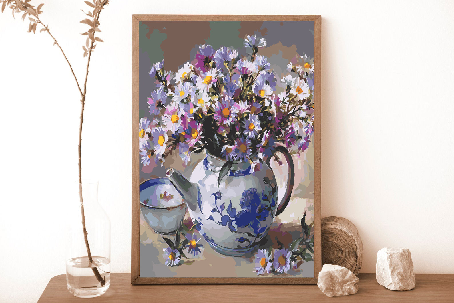 Malen nach Zahlen - Blumen in einer Vase 4392